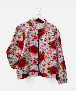 Bomber estampada