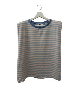 CAMISETA HOMBRERAS AZUL