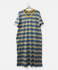 Vestido algodón rayas